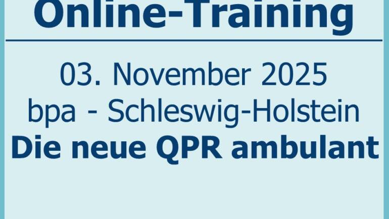 QPR ambulant der 3. Termin