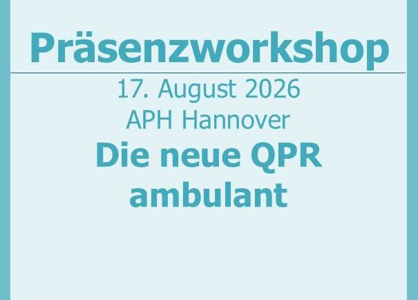 Die neue QPR ambulant